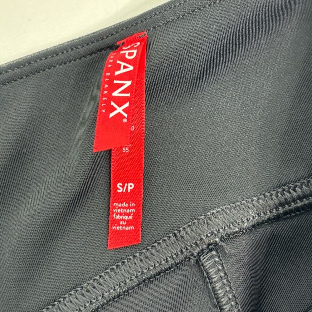 Spanx Faux Leather High Waisted Leggings Black S - Picture 4 of 9